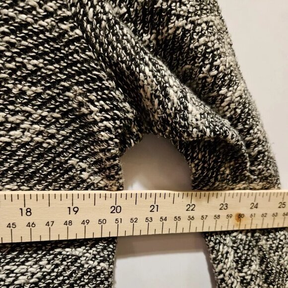 Anthropologie Saturday Sunday Tweed Marled Long Sleeve Moto Jacket Zip Up Large - Picture 4 of 7